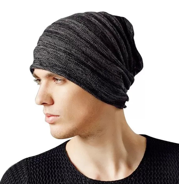 Pack of 2 - Winter Warm Velvet Woolen Cap For Men/Boys - Oshi.pk - Buy & Sell Online