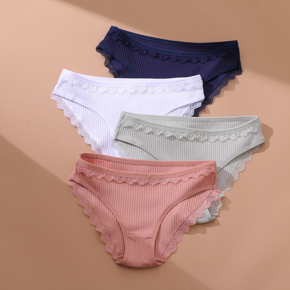 Pack of 2- Imported Best Quality Lace Trim Panties for Women/Girls - Oshi.pk - Buy & Sell Online