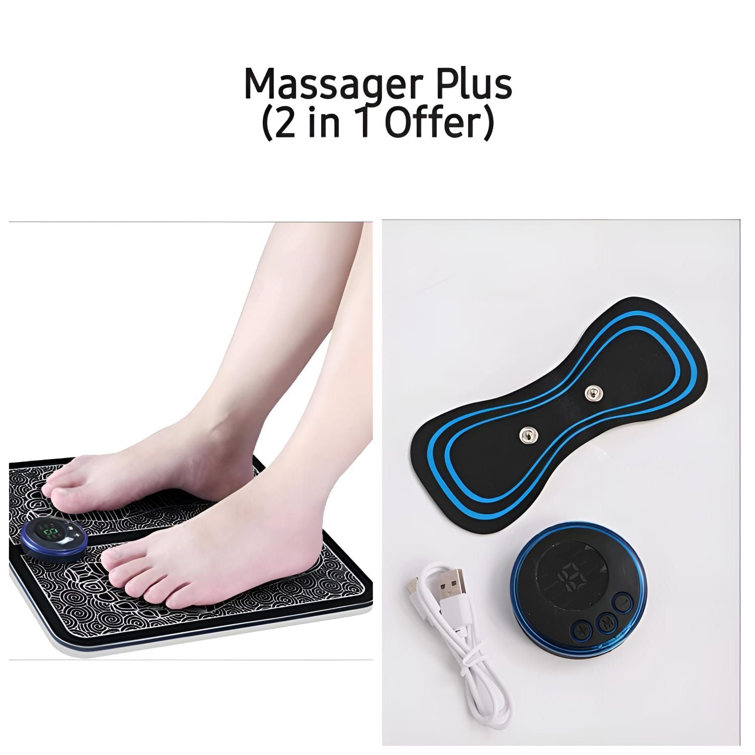 Pack Of 2 Massagers Mini Massager Plus Foot Massager - Oshi.pk - Buy & Sell Online