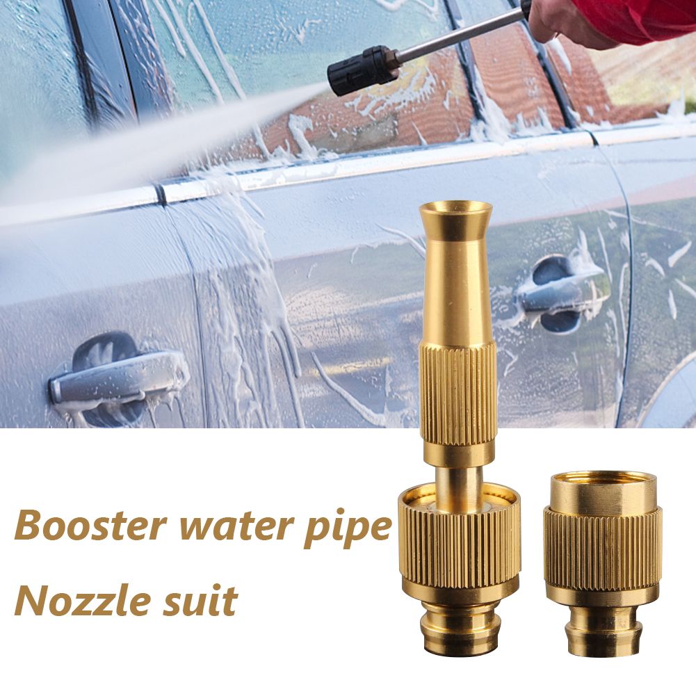 Pack of 2 Portable Water Sprayer Nozzle Adjustable High Pressure Car Washing Garden Hose Sprinkler System Car Wash Watering Water Spray Nozzle - Oshi.pk - Buy & Sell Online