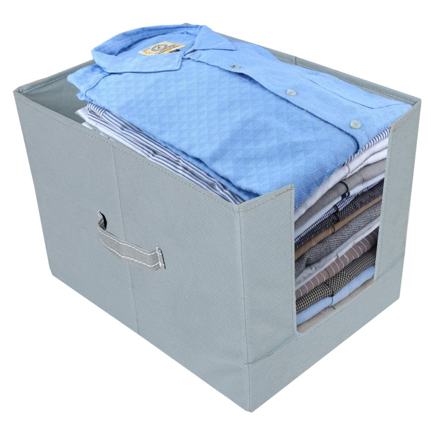 pack of 3 - Shirt Stacker, Shirt Stacker Organizer, Shirt Stacker Front open Window Organzier, Shirt Stacker Organizer Designer for Wadrobe - Oshi.pk - Buy & Sell Online