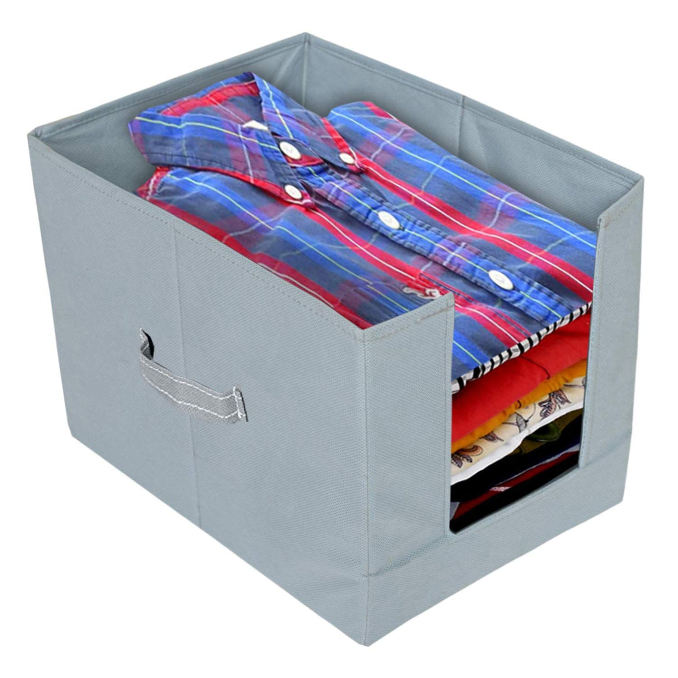 pack of 3 - Shirt Stacker, Shirt Stacker Organizer, Shirt Stacker Front open Window Organzier, Shirt Stacker Organizer Designer for Wadrobe - Oshi.pk - Buy & Sell Online