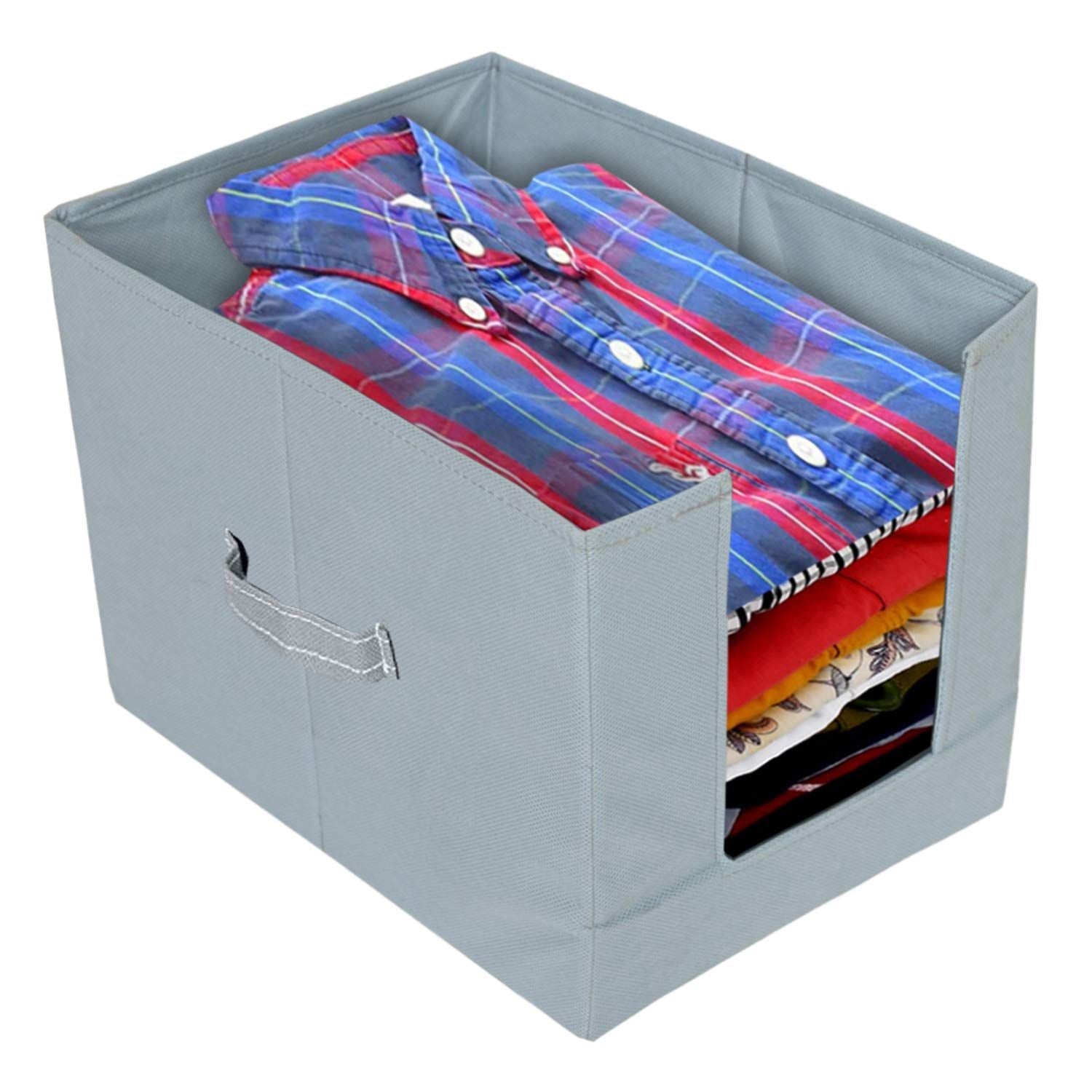 pack of 3 - Shirt Stacker, Shirt Stacker Organizer, Shirt Stacker Front open Window Organzier, Shirt Stacker Organizer Designer for Wadrobe - Oshi.pk - Buy & Sell Online
