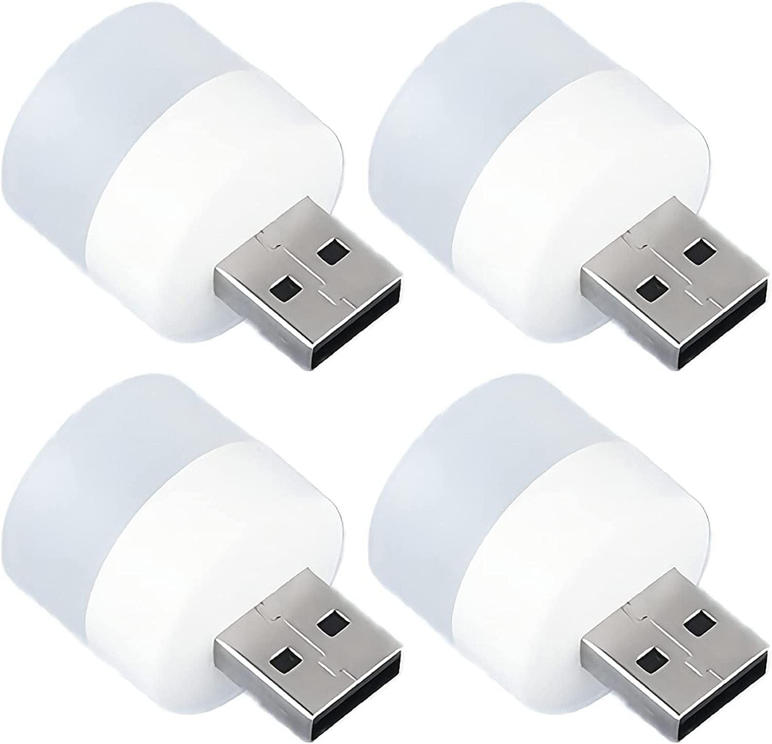 Pack of 3 - USB Plug Lamp Computer Mobile laptop lamp Power Charging Small Book Lamps LED Eye Protection Reading Light Small Round USB Night Lights - Oshi.pk - Buy & Sell Online