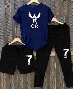 CR7 Pack 3 Tshirt +Short+Trouser For Men - Oshi.pk - Buy & Sell Online