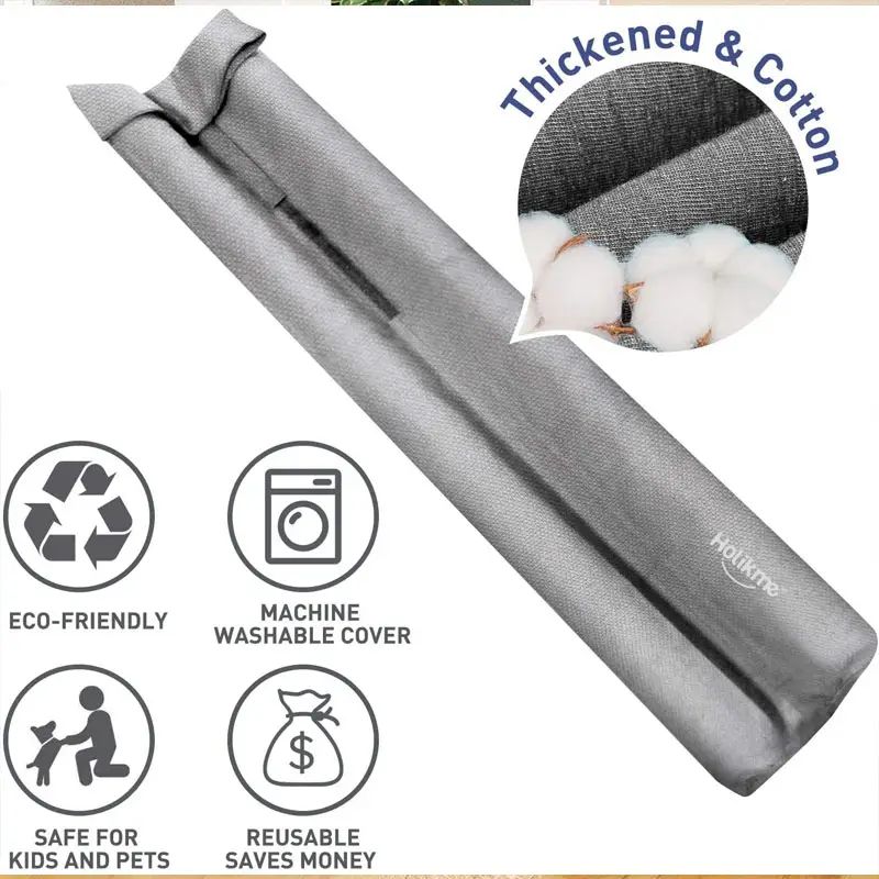 Pack Of 4 - Door Draft Or Door Seal | Double Draft Guard Wind Dust Blocker Sealer Stopper - Oshi.pk - Buy & Sell Online