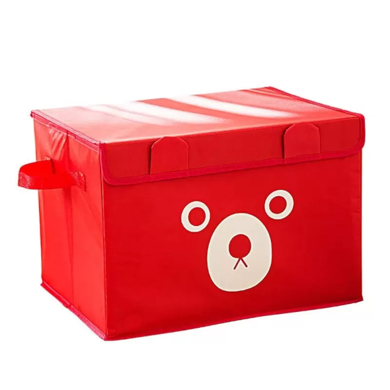 Panda Design Folding Storage Bins Quilt Basket Kid Toys Organizer Storage Boxes Cabinet Wardrobe Storage Bags 1 Piece Red - Oshi.pk - Buy & Sell Online