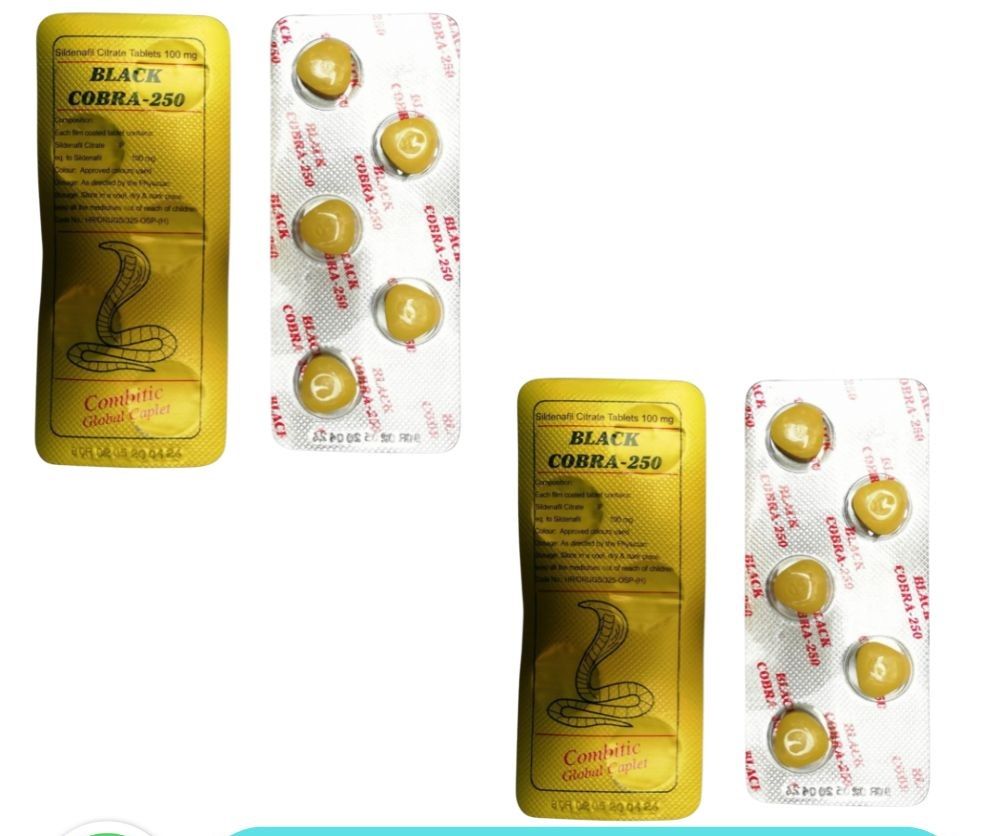 250mg Black Cobra Delay Tablet - Pack Of 15 - ORIGINAL - Oshi.pk - Buy & Sell Online