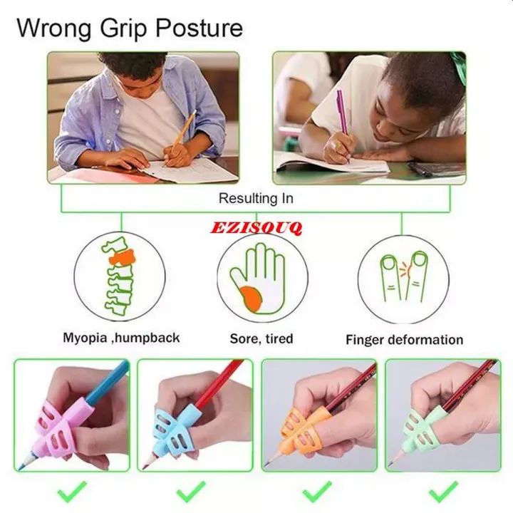 Pencil Grips for Kids Handwriting Pencil Grips Pencil Grip Kids Pencils Grip School Supplies Grip Pencils for Kids School Supplies for Kids Pencil Hol - Oshi.pk - Buy & Sell Online