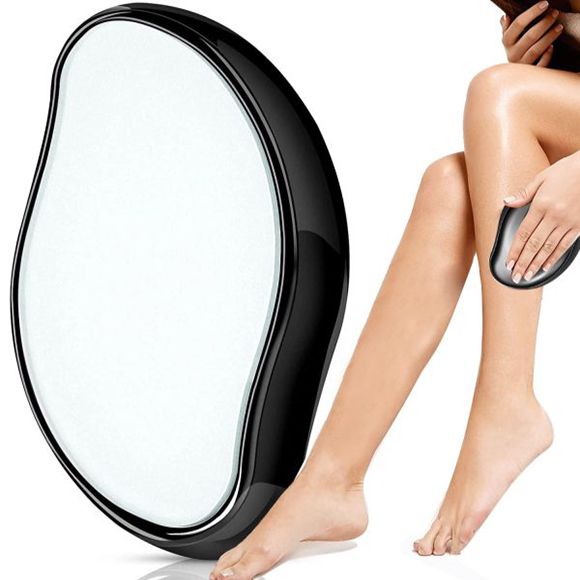 Physical Hair Removal Crystal Hair Remover Eraser Safety Epilator Reusable Easy Clean Body Beauty Glass Bleame Hair Removal Tool - Oshi.pk - Buy & Sell Online