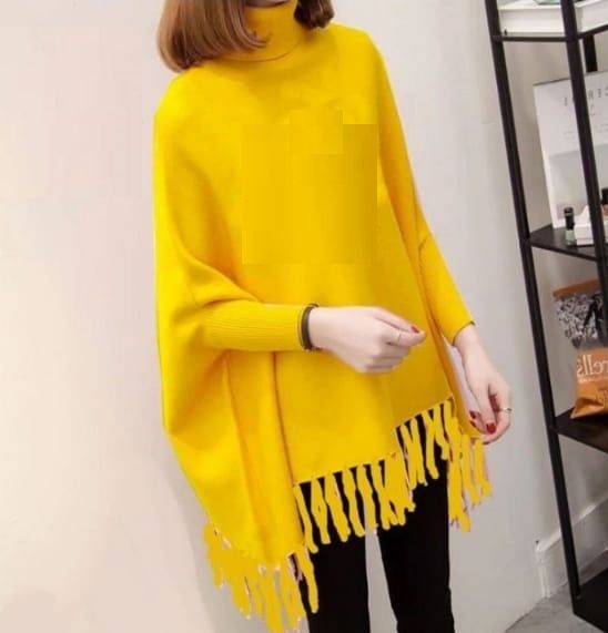 Plain Fleece Stylish Ponchou For Women By Khokhar - Oshi.pk - Buy & Sell Online