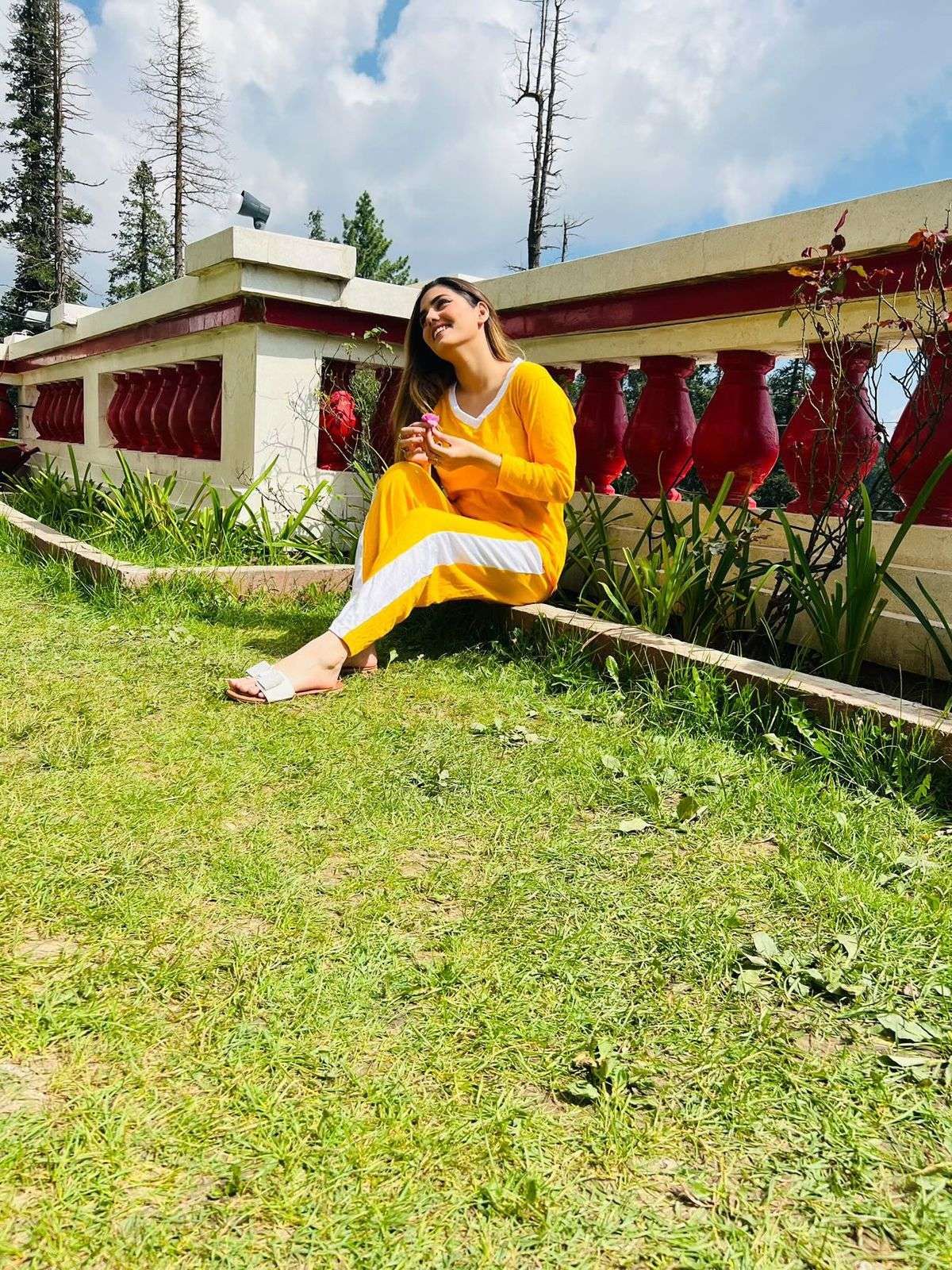 Yellow with White Pipen and Yellow with White Panel Pajama Full Sleeves Night Suit for Her - Oshi.pk - Buy & Sell Online