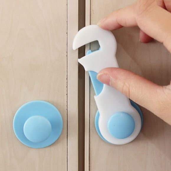 Plastic Child Safety Lock with 3M Tape (Pack of 2) - Oshi.pk - Buy & Sell Online