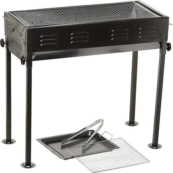 Portable BBQ Grill with Stand and Mesh Rack Japanese Barbeque Grill with Long Legs - Oshi.pk - Buy & Sell Online