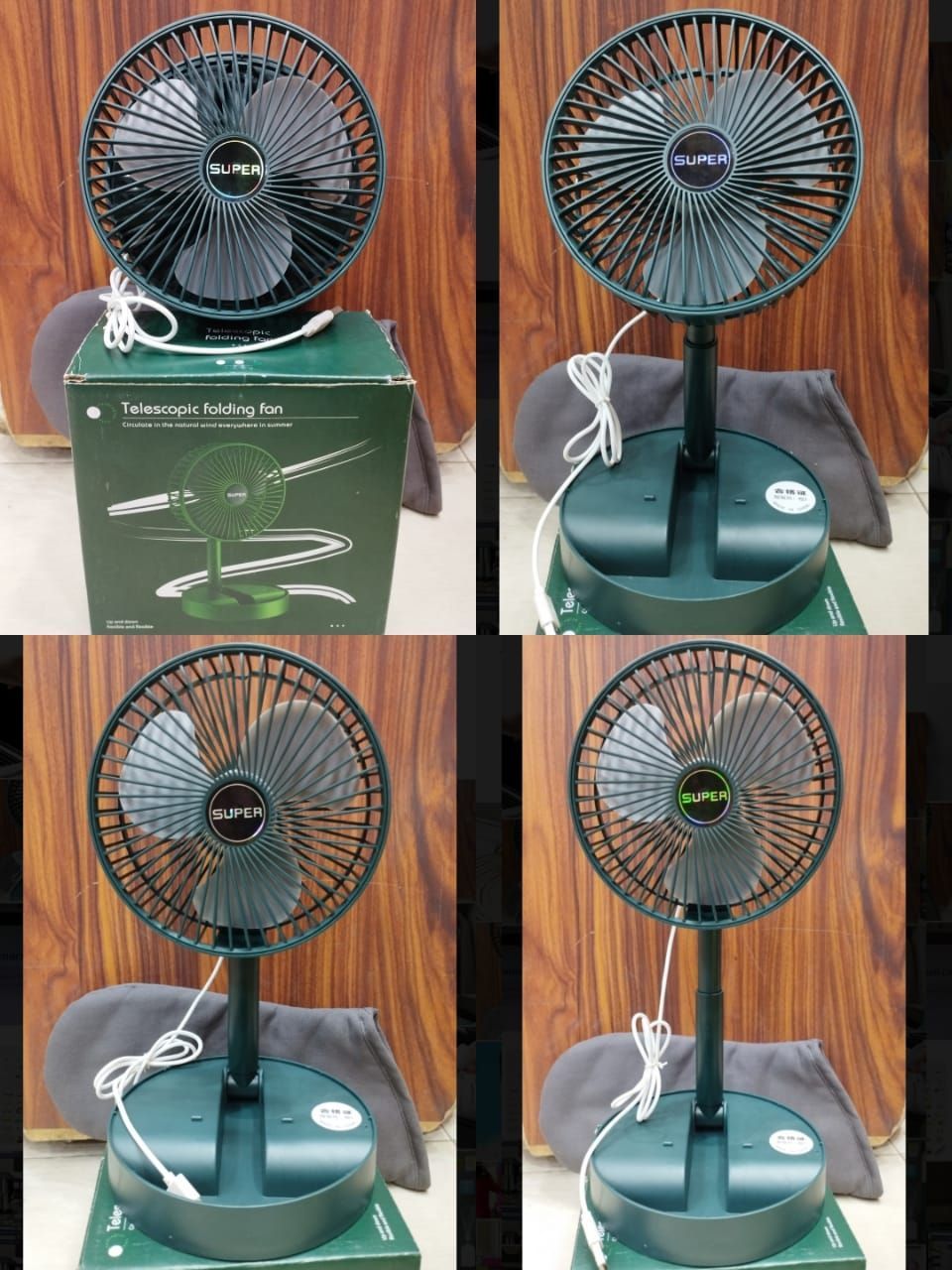Portable Electric Mini Fan Foldable Telescopic Fan - Oshi.pk - Buy & Sell Online