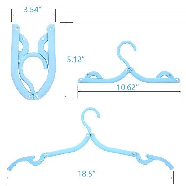 Portable Foldable Clothes Drying Rack Hangers for Travel - Oshi.pk - Buy & Sell Online