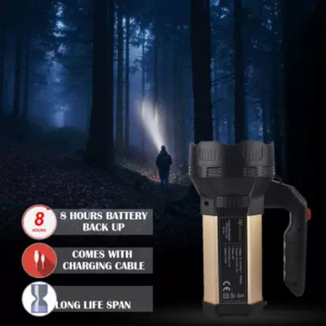 Portable LED Search Light DP 7313 Torch 8W LED 6000mAh DP Led Light Portable Rechargeable Search Light LED Spotlight Lighting Ultra Bright Outdoor - Oshi.pk - Buy & Sell Online