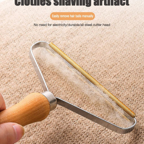 Portable Manual Hair Remover Coat Roller Hair Remover Double-sided Shaving Knife Pet Hair Cleaning Brush Sofa Shaving Ball Tool - Oshi.pk - Buy & Sell Online