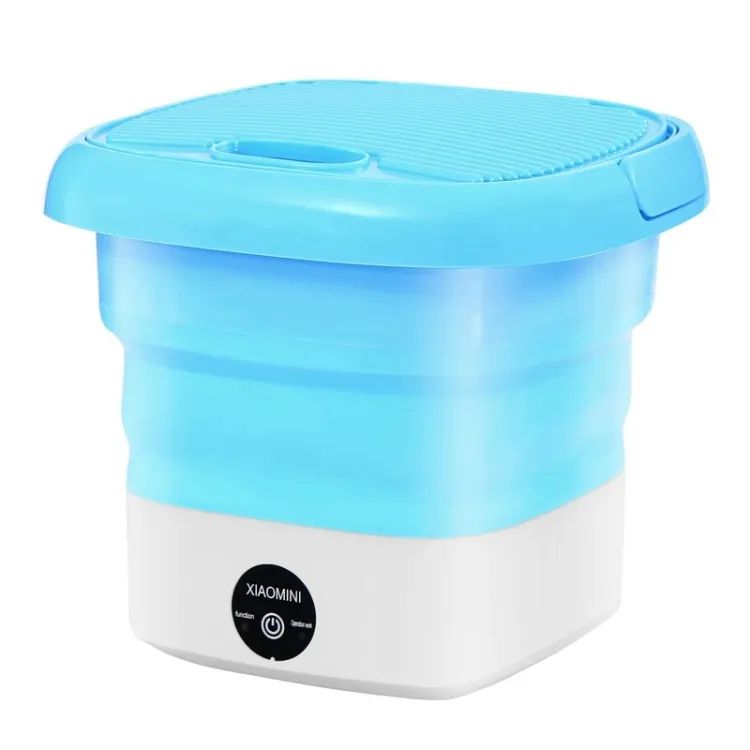 Portable Mini Folding Washing Machine Portable Mini Laundry Machine For Clothes Multi Color - Oshi.pk - Buy & Sell Online