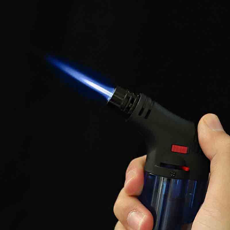 Portable Multifunctional Blow Lighter For BBQ Kitchen Baking Lighter with Adjustable Flame and Refillable Gas Tank - Oshi.pk - Buy & Sell Online