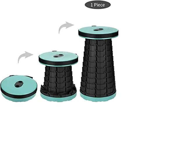 Portable Retractable Folding Stool Chair Latest Smart Outdoor Foldable Collapsible Lightweight Seat Chair Stool for Camping Traveling Picnic Car Easy - Oshi.pk - Buy & Sell Online