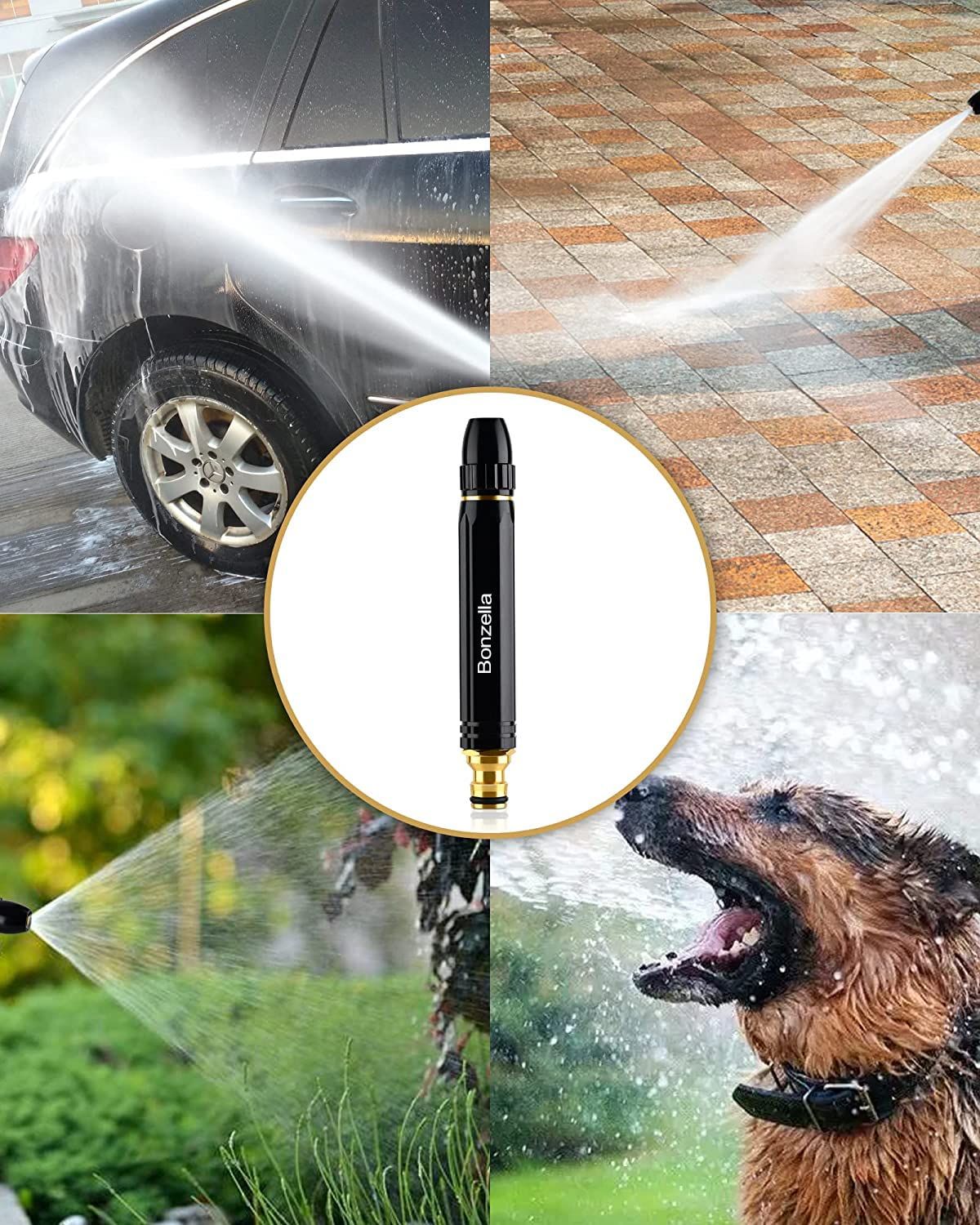 Portable Water Sprayer Nozzle Adjustable High Pressure Car Washing Garden Hose Sprinkler System Car Wash Watering Water Spray Nozzle - Oshi.pk - Buy & Sell Online