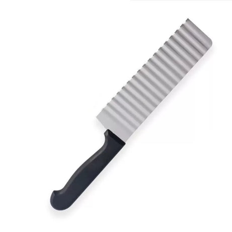 Potato French Fries Cutter Wavy fries cutter chips knife potato peeler Crinkle Knife Stainless Steel Serrated Blade Slicing Vegetable Fruit Slicer Kit - Oshi.pk - Buy & Sell Online