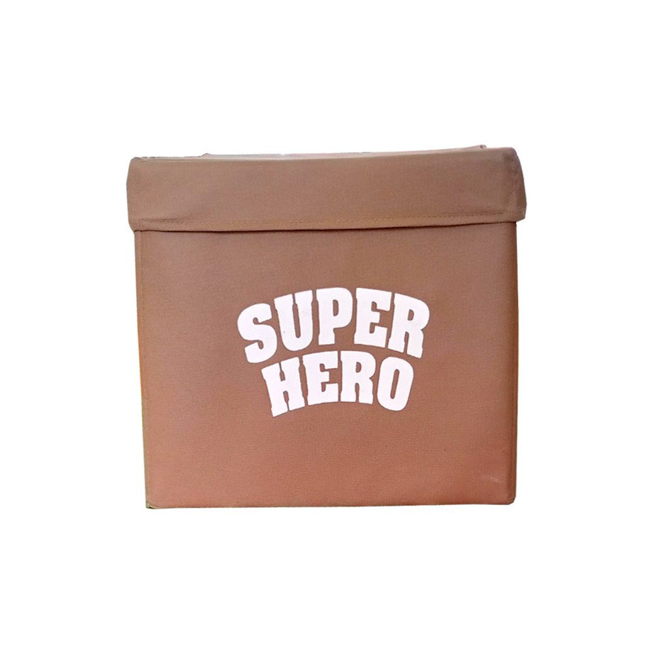 Printed Design Charactar Logo Square Lid Cube Toys Clothes Storage Basket Square Bins Cloth Organizer Storage Baskets - Oshi.pk - Buy & Sell Online