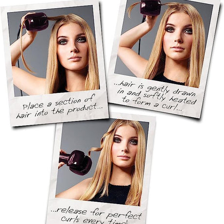 Professional Pro Perfect Ladies Curly Hair Machine Curl Secret Hair Curler Roller with Revolutionary Automatic Curling Technology For Women Girls (Bla - Oshi.pk - Buy & Sell Online