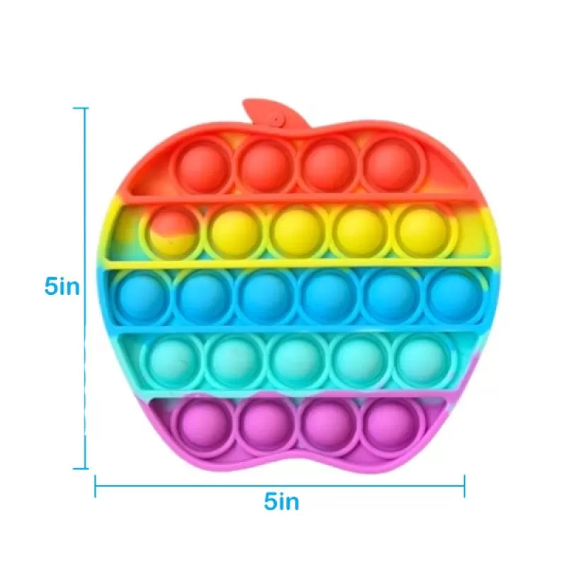 Push Pop Bubble Fidget Spinner Pop It Silicone Toy Rainbow Square , Butter fly - Oshi.pk - Buy & Sell Online