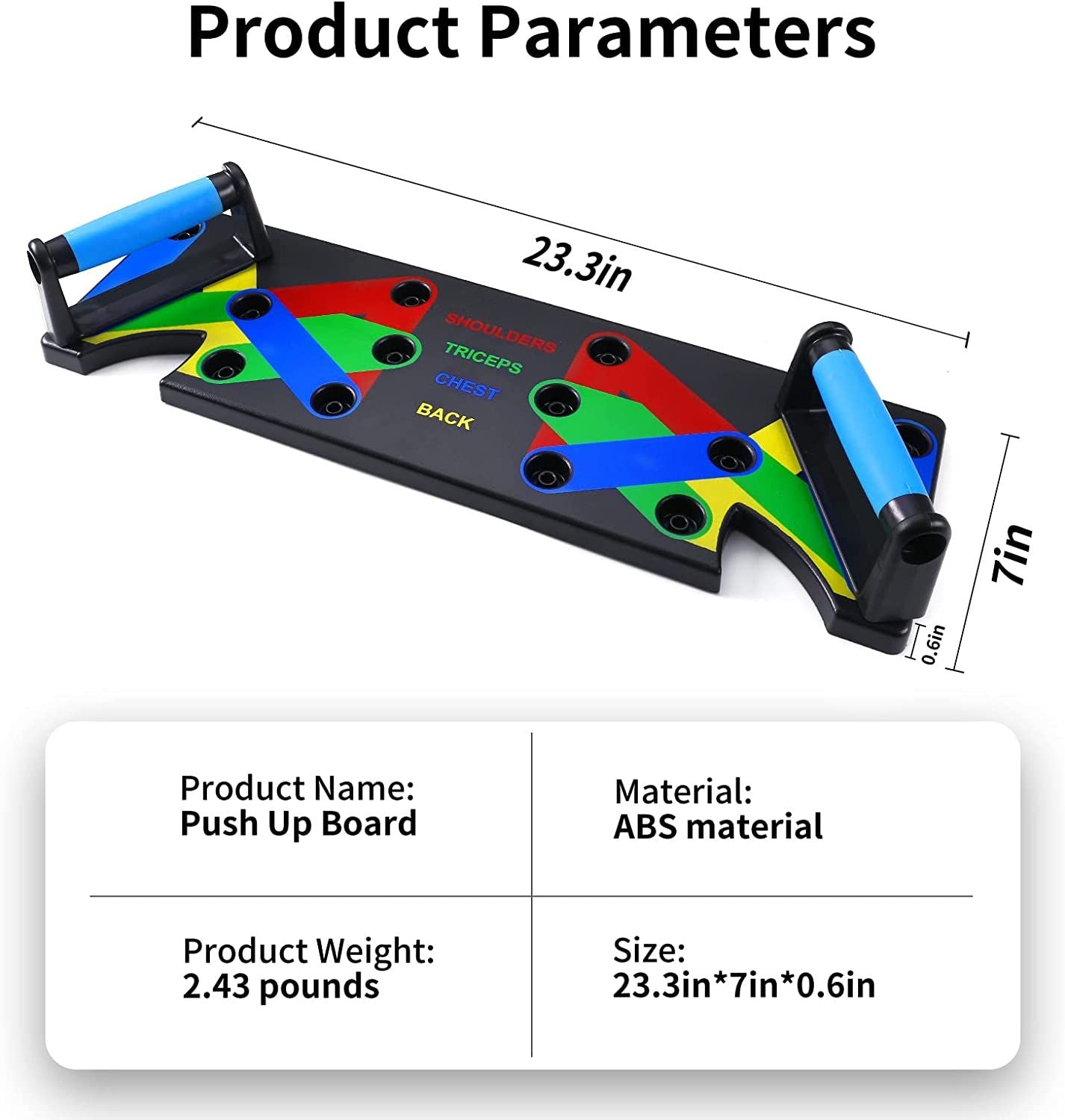 Push Up Board 9 in 1 Home Workout Professional Equipment Pushup Stand for Floor Exercise Grip Chest Back Sholders Arm Abdominal Triceps Muscle Trainin - Oshi.pk - Buy & Sell Online