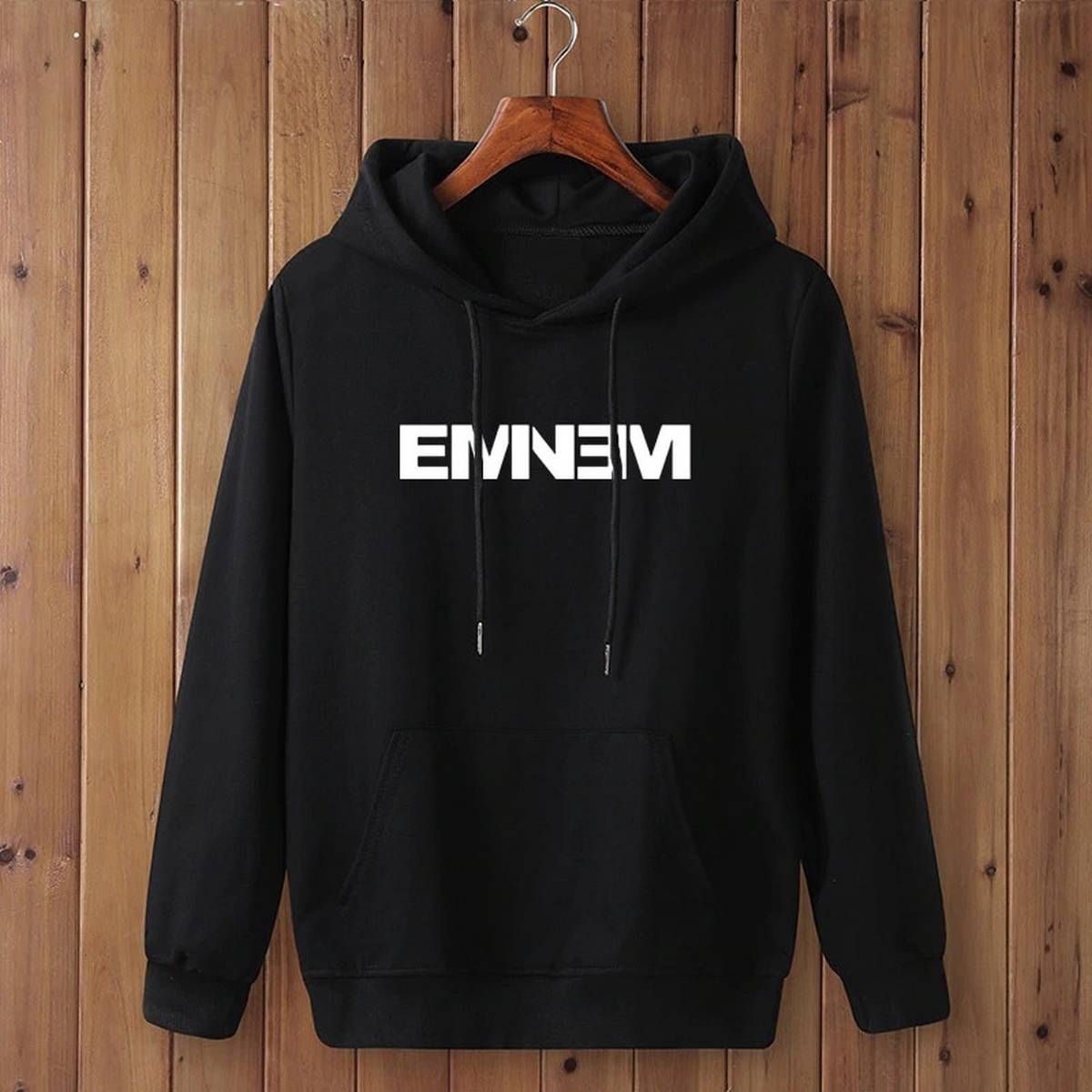 EMNEM Hoodies For Men & Boy Printed Kangaroo Pocket Drawstring Pullovers Clothing Long Sleeves Export Quality Winter Wear - Oshi.pk - Buy & Sell Online