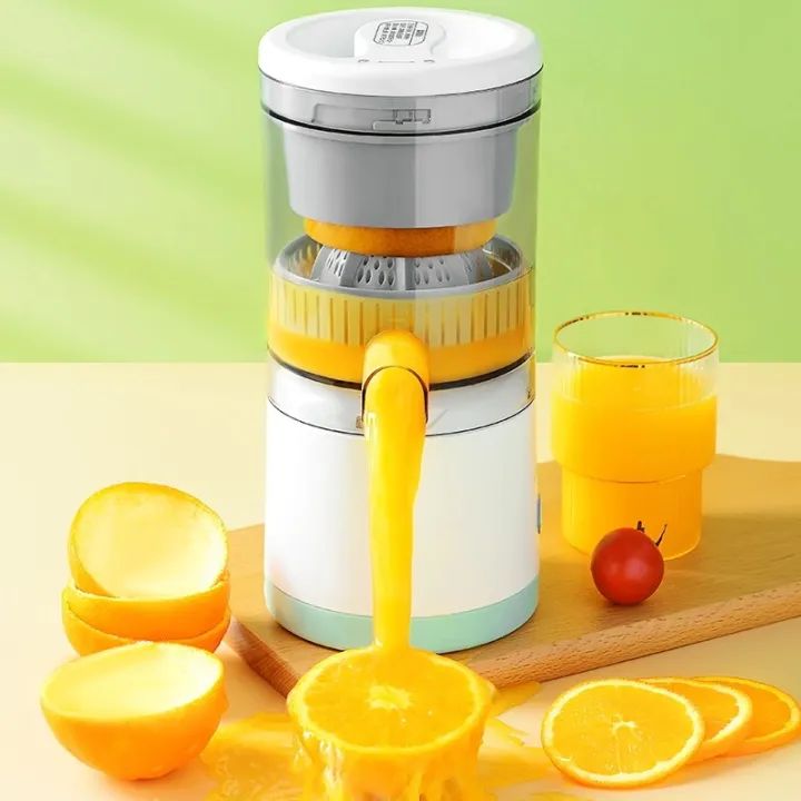 Rechargable Citrus Juicer Machines Fruit Electric Orange Juicer Squeezer USB Rechargeable Easy Press Lemon Lime Orange Grapefruit Juice Squeezer Easy - Oshi.pk - Buy & Sell Online