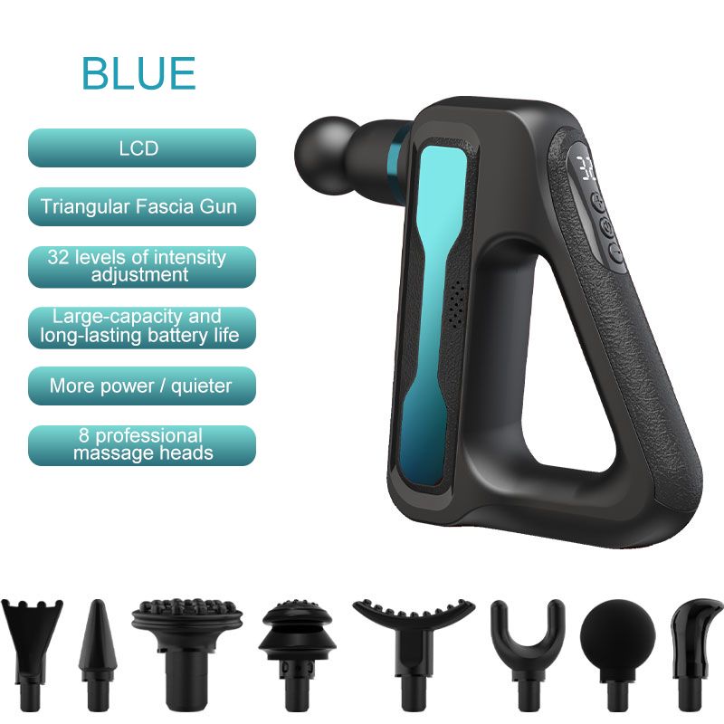 Rechargeable, 8 heads, 32 speeds settings, long lasting battery, with charger, with carry case, up to 3200 percussion per minute - Oshi.pk - Buy & Sell Online