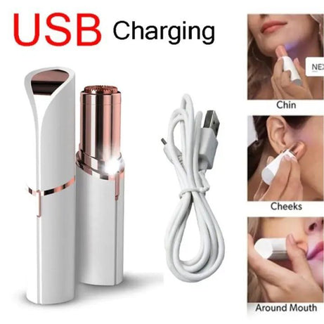 Rechargeable Flawless Hair Removal Machine For Women Painless Facial Hair Remover Ladies Shaver Trimmer For Women Flawless Laser Hair Removal Machine - Oshi.pk - Buy & Sell Online