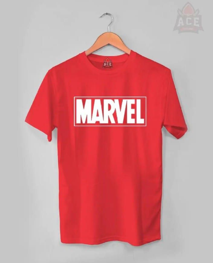 Red Shirt for men MARVEL Summer collection in stylish printed round neck half sleeves - Oshi.pk - Buy & Sell Online