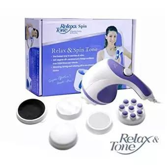 Relax & Spin Tone Powerfull Full Body Massager for Muscles Relief, Fat Burning, Reduces Weight, Stress Reduce - Oshi.pk - Buy & Sell Online