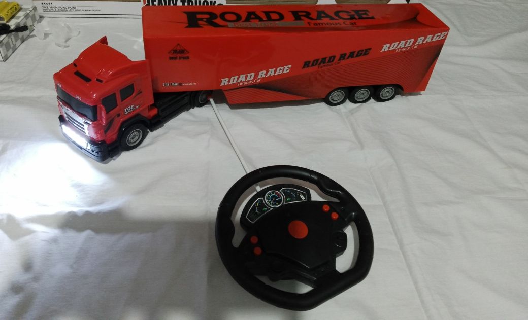 Remote Control Truck - Steering Wheel Control - Rechargeable battery with Lead - Oshi.pk - Buy & Sell Online