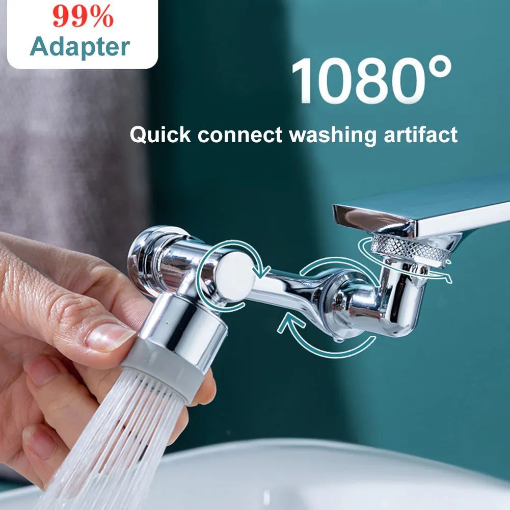 Rotatable Faucet Aerator Bathroom Washbasin Tap Splash Filter Kitchen Faucet Extend Faucet Water Saving Bubbler Nozzle - Oshi.pk - Buy & Sell Online