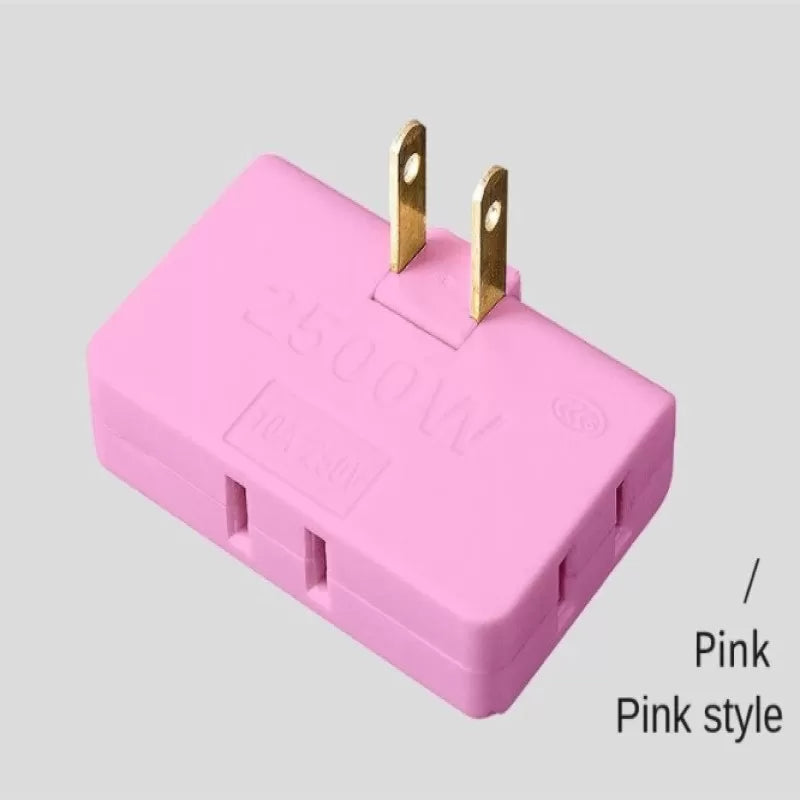 Rotating Wall Socket 3 In 1 Extension Power Adapter Rotatable Plug Socket Converter 2500w Extension Plug Multi Plug Flat Pin - Oshi.pk - Buy & Sell Online