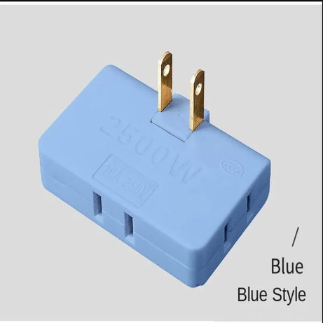 Rotating Wall Socket 3 In 1 Extension Power Adapter Rotatable Plug Socket Converter 2500w Extension Plug Multi Plug Flat Pin - Oshi.pk - Buy & Sell Online