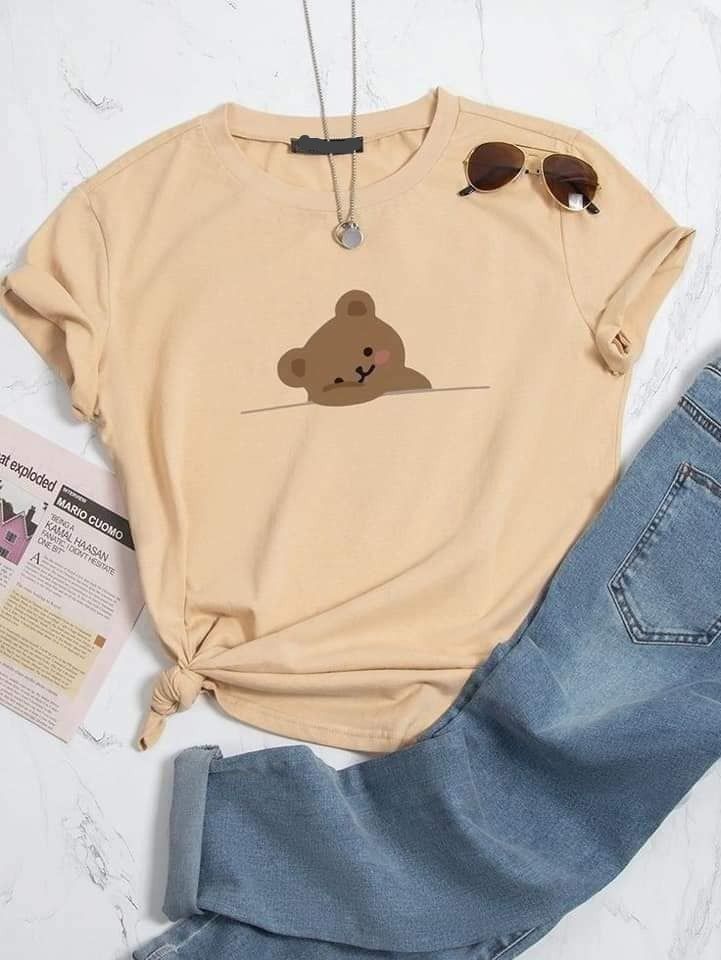 Sad teddy tee for Women's - Oshi.pk - Buy & Sell Online