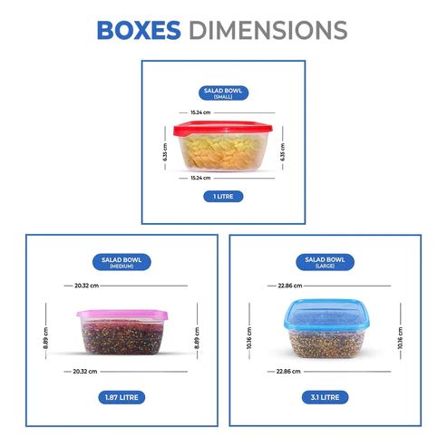 Salad bowl 3 Pieces - Oshi.pk - Buy & Sell Online