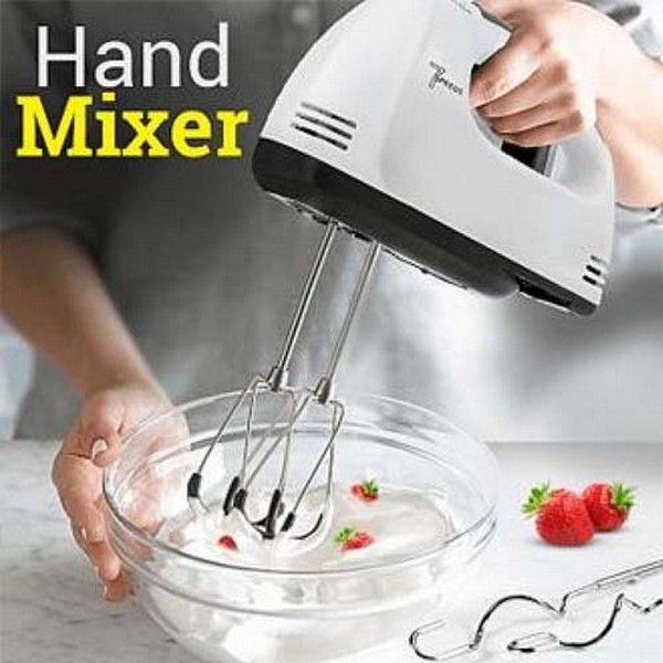 Scarlett Hand Mix Beater 7 Speed Egg Beater With Chrome Beater Plus Dough Hook - Oshi.pk - Buy & Sell Online