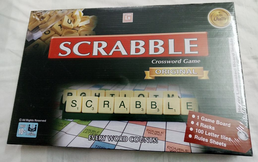 Scrabble - Crossword Game - 2-4 players - 100 letter tiles - 4 racks - Oshi.pk - Buy & Sell Online
