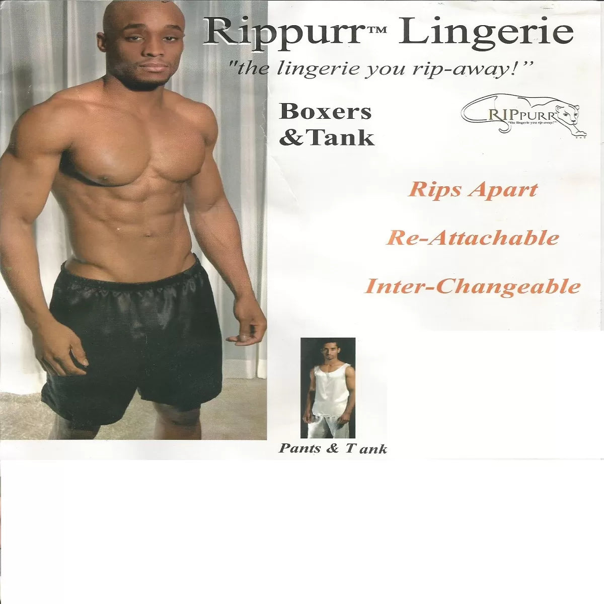 Sebastian satin Soft and Silky Honeymoon series-13 Mens Tank top set reATTACHABLE nightwears/lingerie - Oshi.pk - Buy & Sell Online