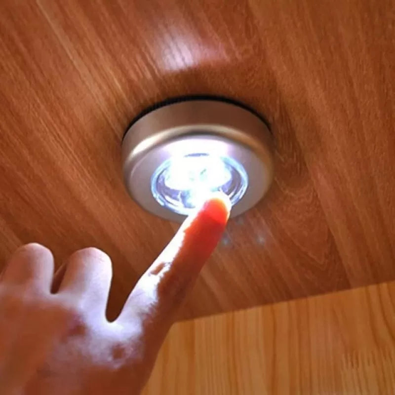 Self Adhesive LED Under Cabinet Light Battery Powered Wireless Closet Light - Oshi.pk - Buy & Sell Online