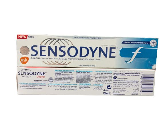 SENSODYNE FLOURIDE TOOTHPASTE 100ML - MADE IN UK - Oshi.pk - Buy & Sell Online