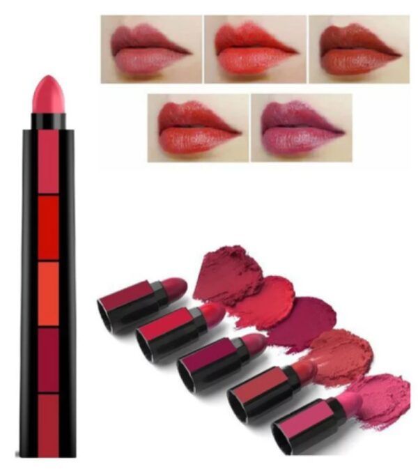 Set of 5 Mini Size Pen Style Matte Lipsticks - Oshi.pk - Buy & Sell Online