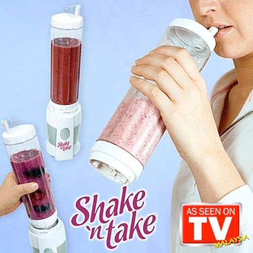Shake N Take Juice Machine Multifunctional Mini Electricity Juicer Squeezers Portable Pocket Sports Bottle Blender - Oshi.pk - Buy & Sell Online